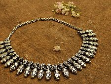 Dhara . धरा ✽ Antique German Silver ✽ Necklace { 4 }